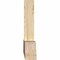 Ekena Millwork Portland Rough Sawn Timber Gable Bracket, Douglas Fir, 108"W x 22"H x 4"D x 6"F, 5/12 Pitch GBW108X22X0406POR00RDF - alternate 3